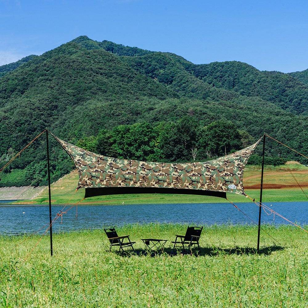 618夏日狂歡-黑膠蝶形天幕500x430cm
