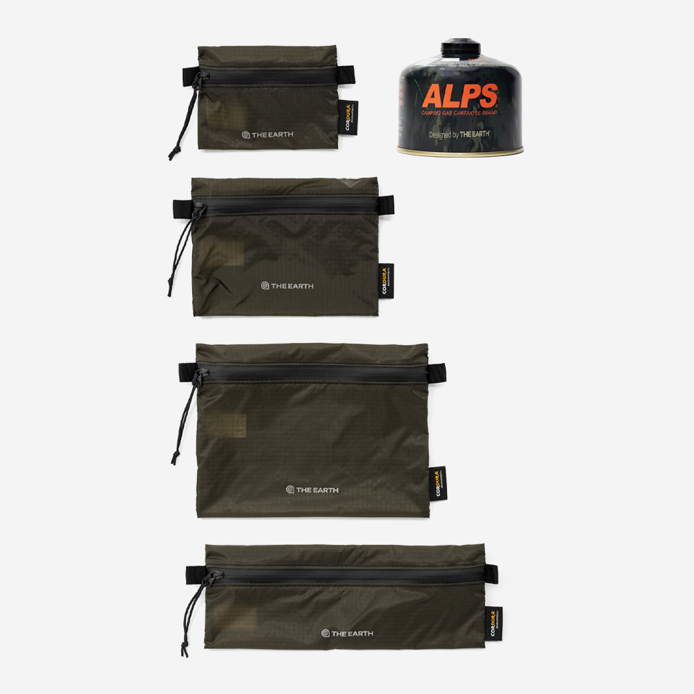 (預購) the earth CORDURA Trail 拉鍊收納袋 M
